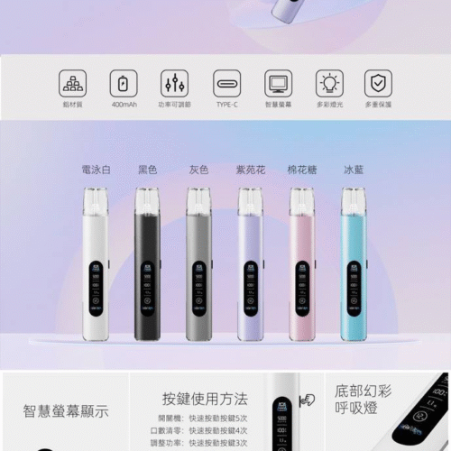 DODO 一代主機 高功率 智慧螢幕 DODO Pod 主機 一代煙彈通用 DODO 電子煙主機 呼吸燈 Type-C